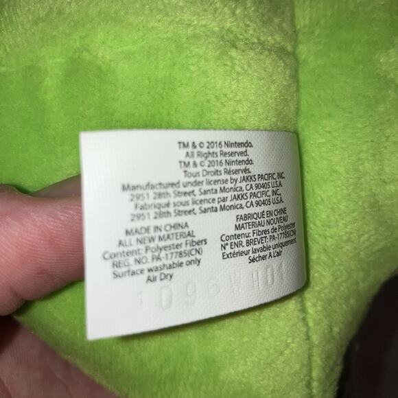 Plush New Splatoon Squid 8" Green Lootcrate Exclusive Nintendo Jakks Pacific - Picture 7 of 7